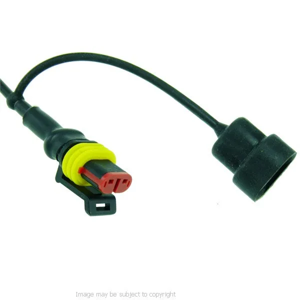 BuyBits High Power Angled Mini USB Motorcycle Hard Wire Charger for TomTom GPS Satnav (sku 21552)