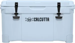 Calcutta Hard Cooler | Insulated Outdoor Ice Chest Keeps Ice for 5 Days | Portable Cooler for Fishing, Boating and Camping | Travel Drink Cooler with a Drain Plug and Built-in Light | 35 Liter