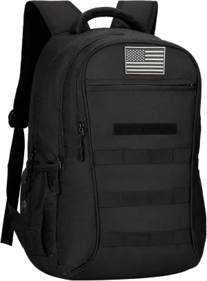 Camo Backpack 40L Military Elementary Middle School Boys Backpack Molle with USB Charging Port & Flag Patch