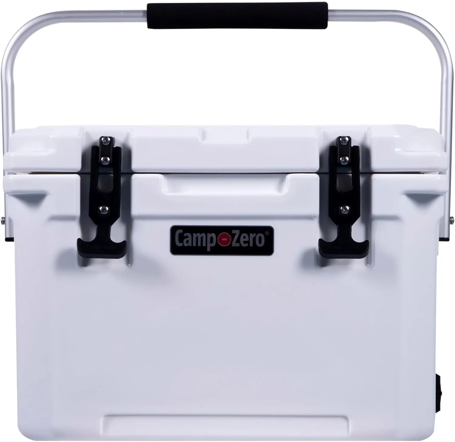CAMP-ZERO 21 Quart Rotomolded Hard Cooler - Insulated Ice Chest with 4 Cup Holders - Bear-Proof Travel Ice Box for Beverage, Drink, BBQ, Fishing, Camping, Outdoor