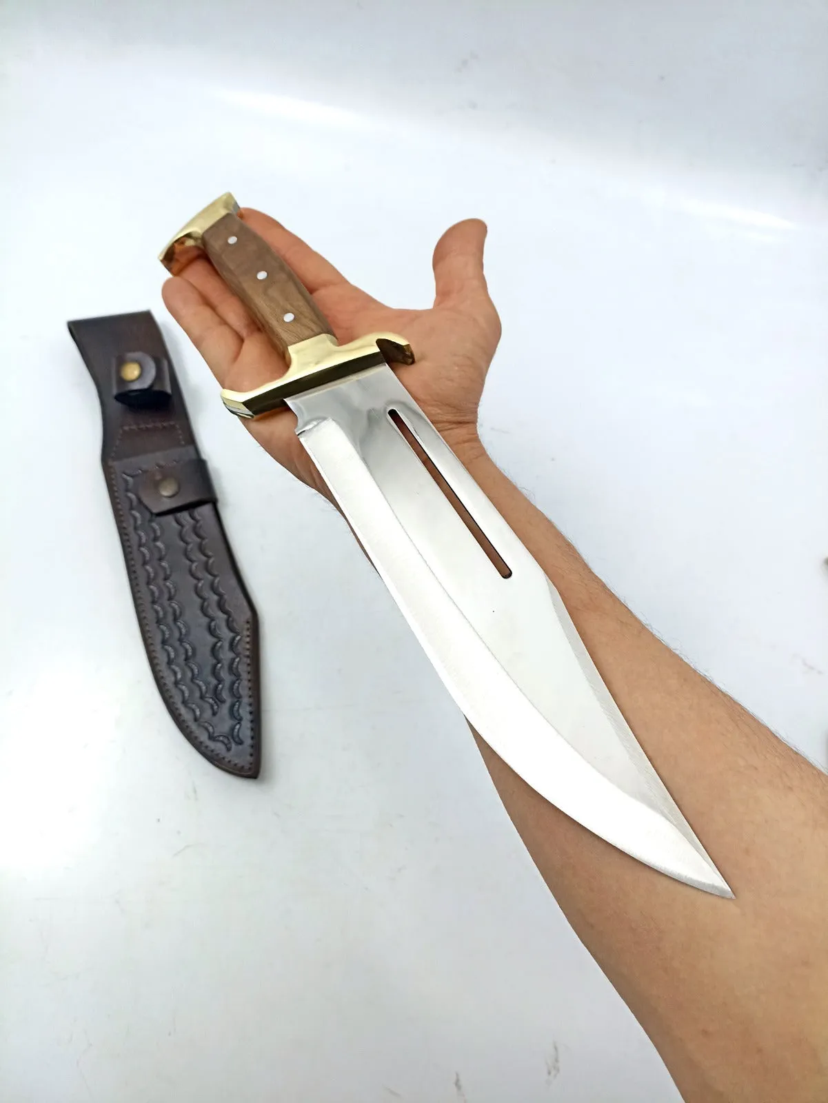 Camping Survival Handmade Bowie Knife