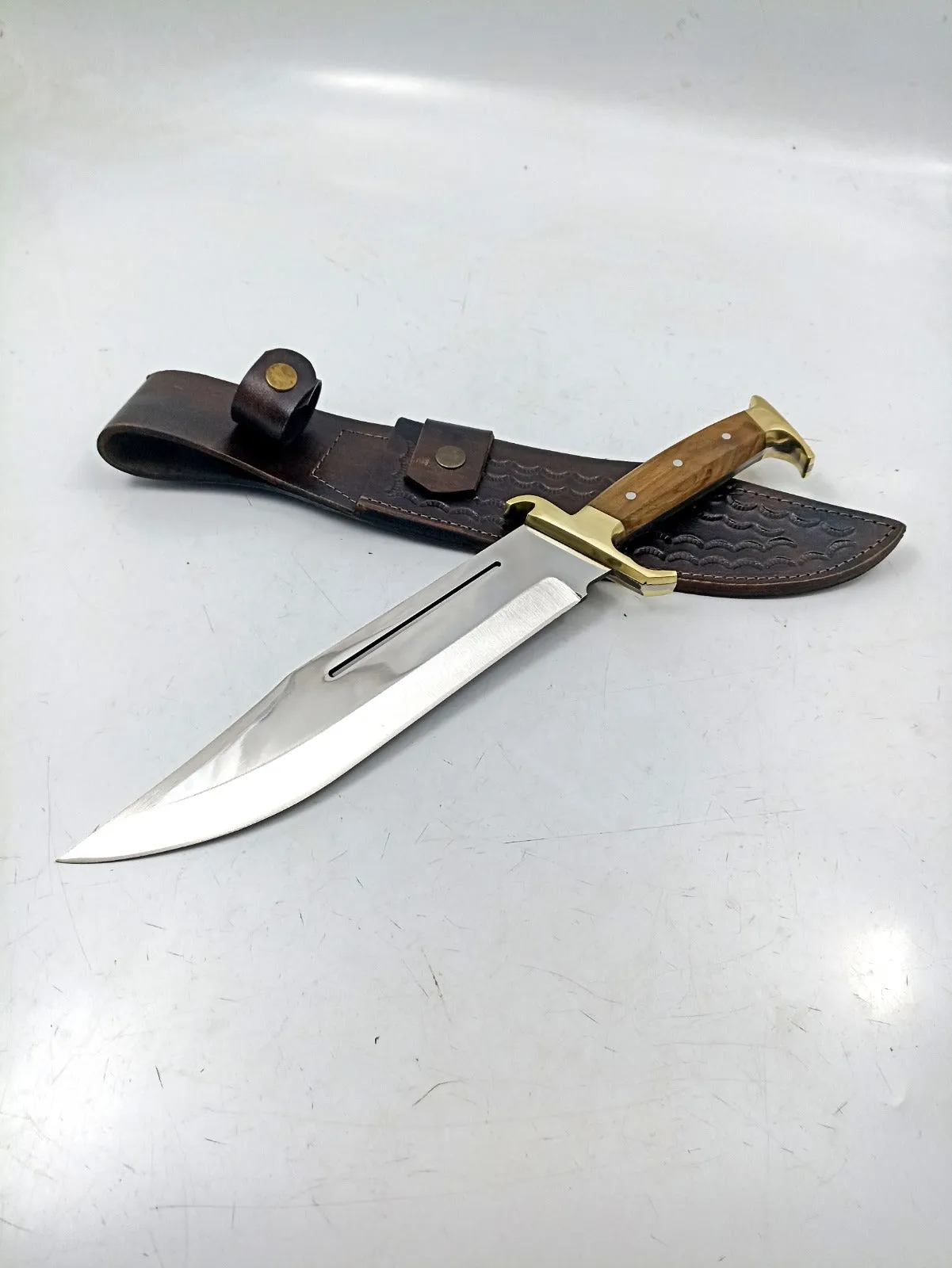 Camping Survival Handmade Bowie Knife