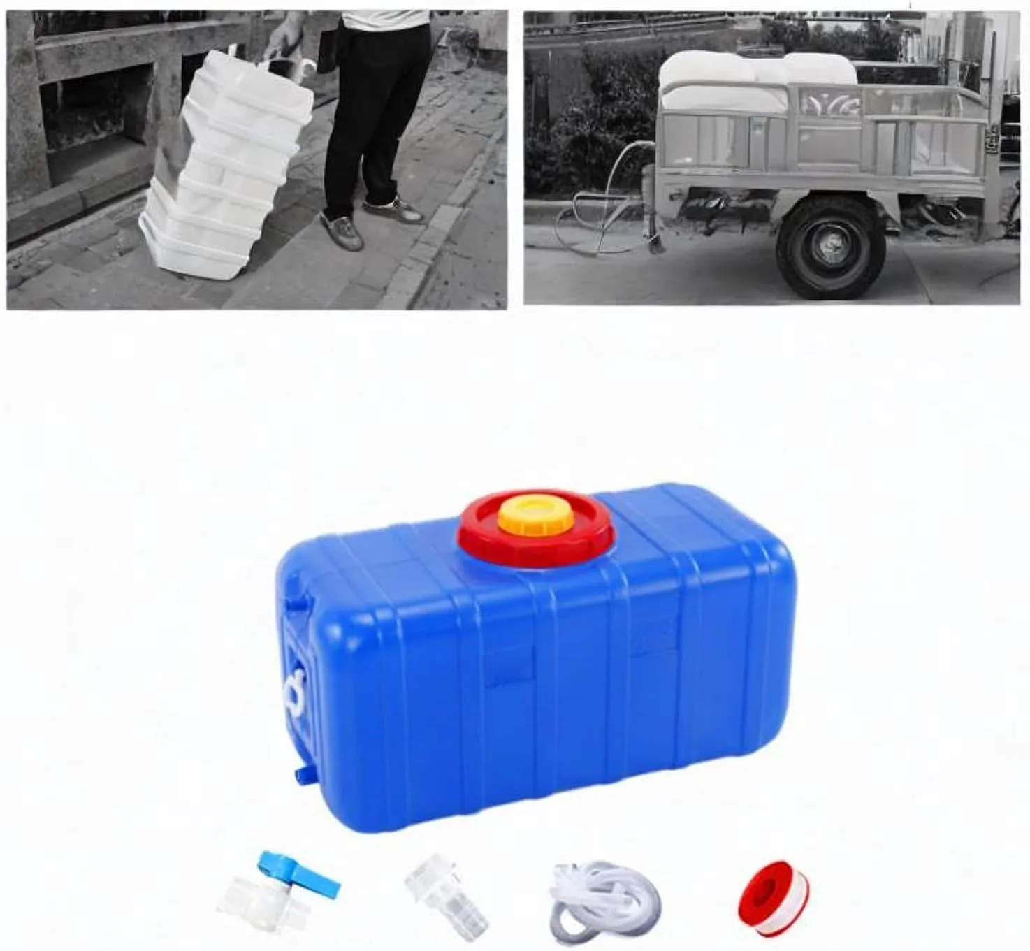 Camping Water Storage Tank Storage Barrel Leakproof Drink Dispenser Water Container for Traveling Picnic Survival Backpacking