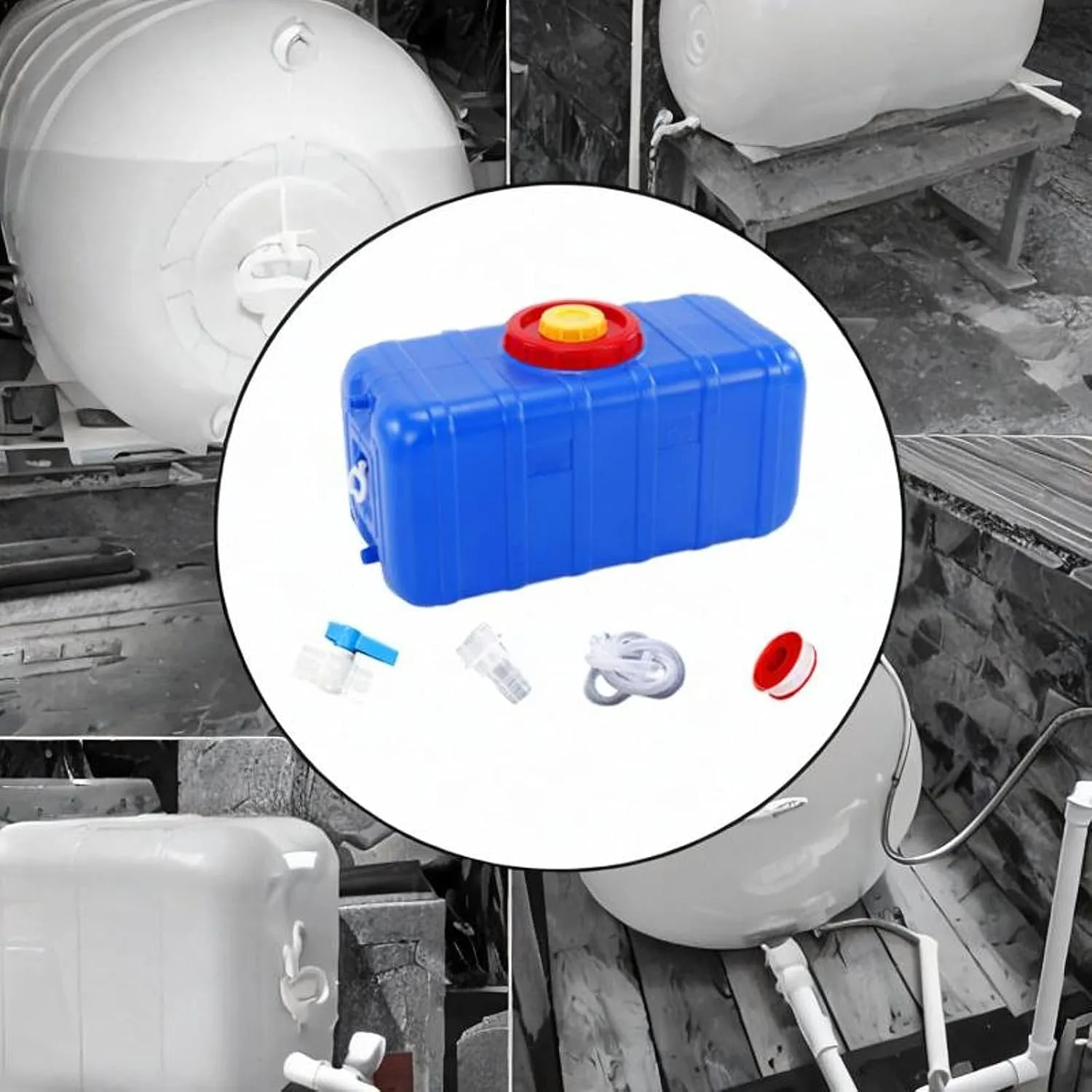 Camping Water Storage Tank Storage Barrel Leakproof Drink Dispenser Water Container for Traveling Picnic Survival Backpacking