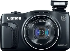 Canon PowerShot SX700 HS Digital Camera - Wi-Fi Enabled (Black)