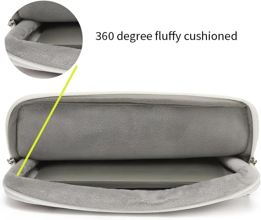 canvaslife 360° Protected Waterproof Laptop Sleeve Suitcase Bag with 3 Pockets, Laptop Bag with handling and Luggage Strap (Cherry, 15 inch-15.6 inch)