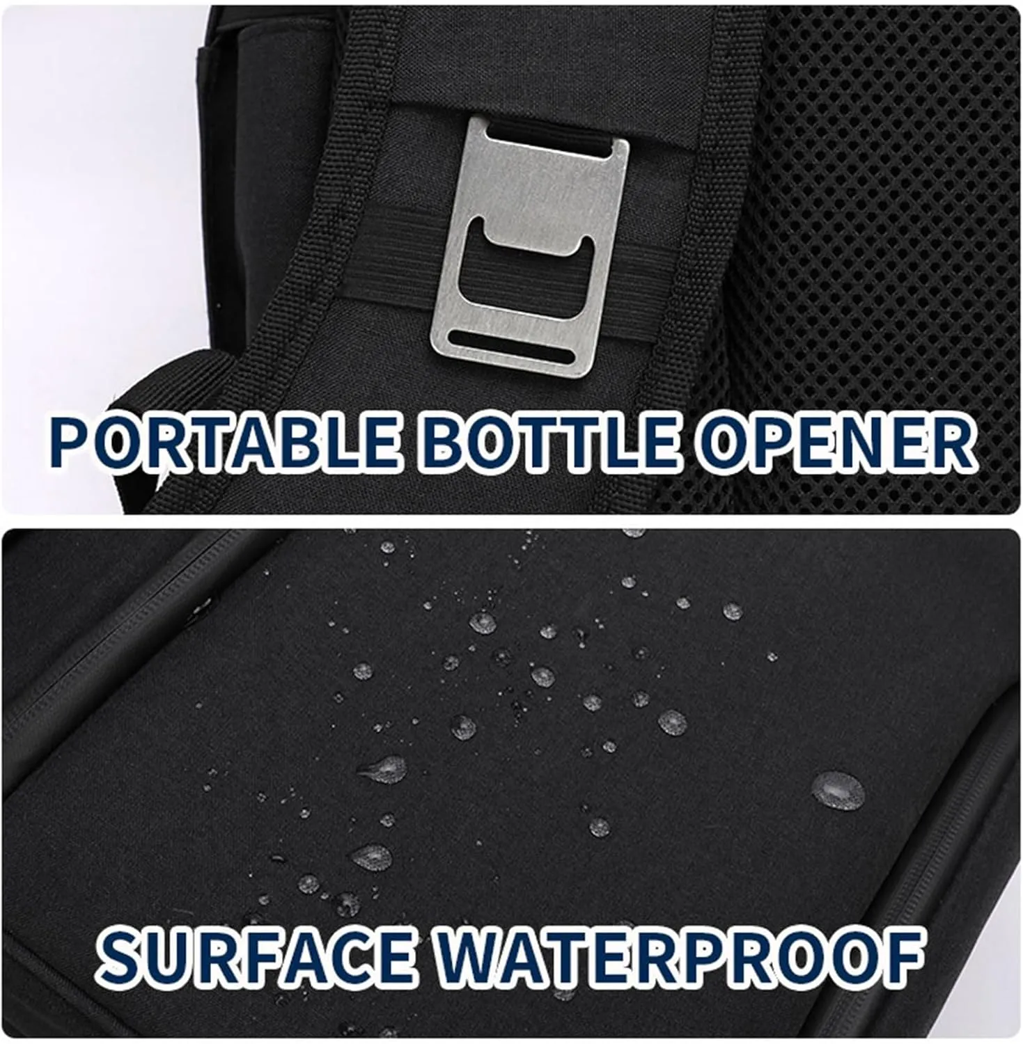 Car Camping Coolers for Audi e-tron/Q4 e-tron/Q8 e-tron/Cabriolet/Coupé, Waterproof Portable Cooler, Leak Proof Picnic Insulated Bag, Ultra-Light Premium Ice Chest Box,A-Black