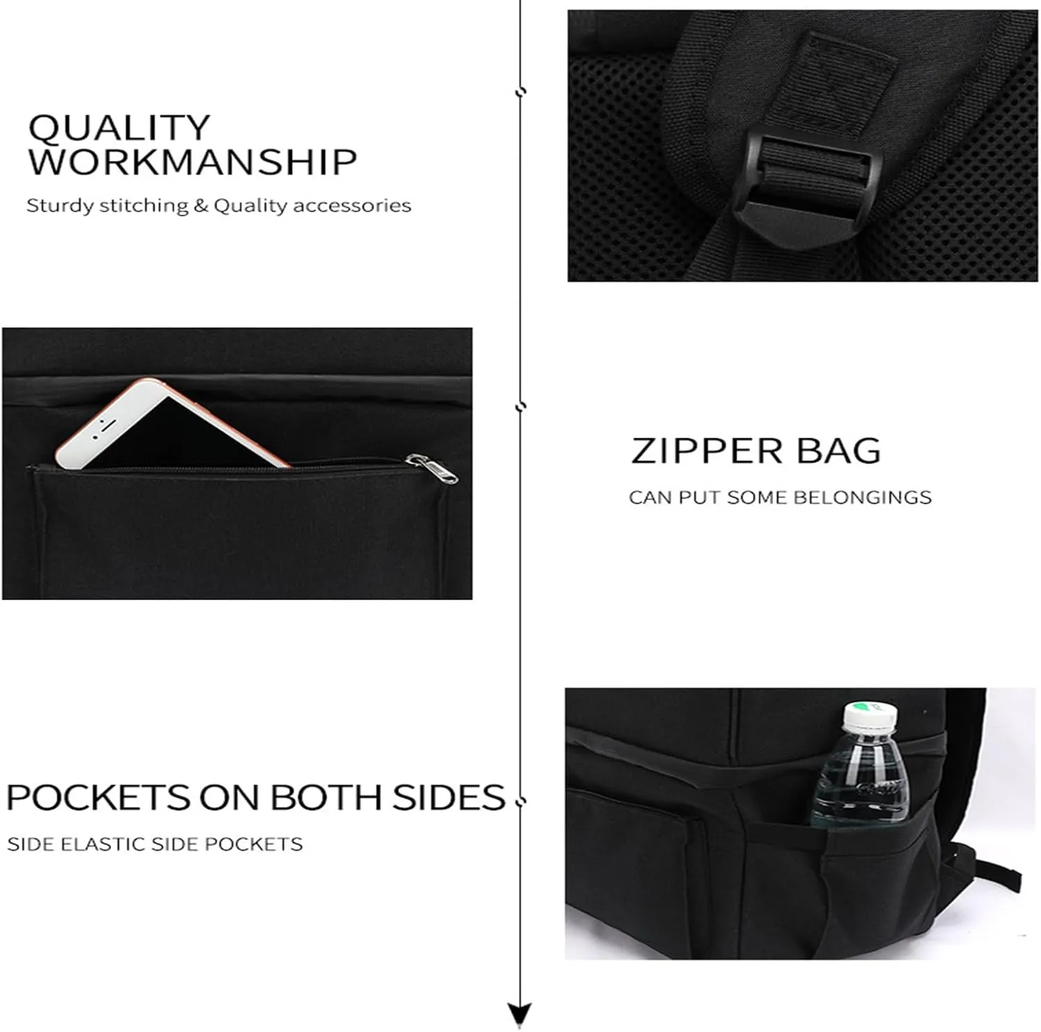 Car Camping Coolers for Audi e-tron/Q4 e-tron/Q8 e-tron/Cabriolet/Coupé, Waterproof Portable Cooler, Leak Proof Picnic Insulated Bag, Ultra-Light Premium Ice Chest Box,A-Black