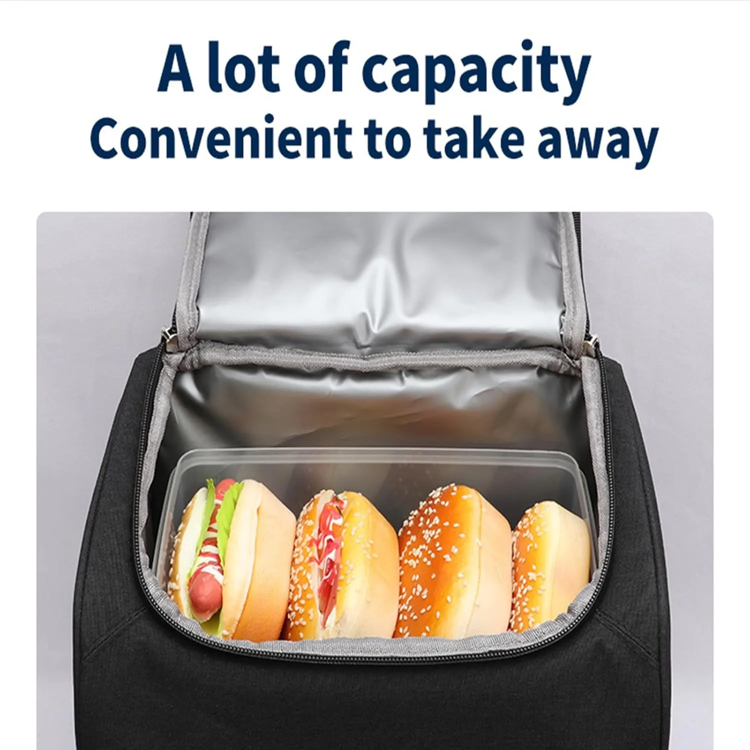 Car Camping Coolers for Audi e-tron/Q4 e-tron/Q8 e-tron/Cabriolet/Coupé, Waterproof Portable Cooler, Leak Proof Picnic Insulated Bag, Ultra-Light Premium Ice Chest Box,A-Black