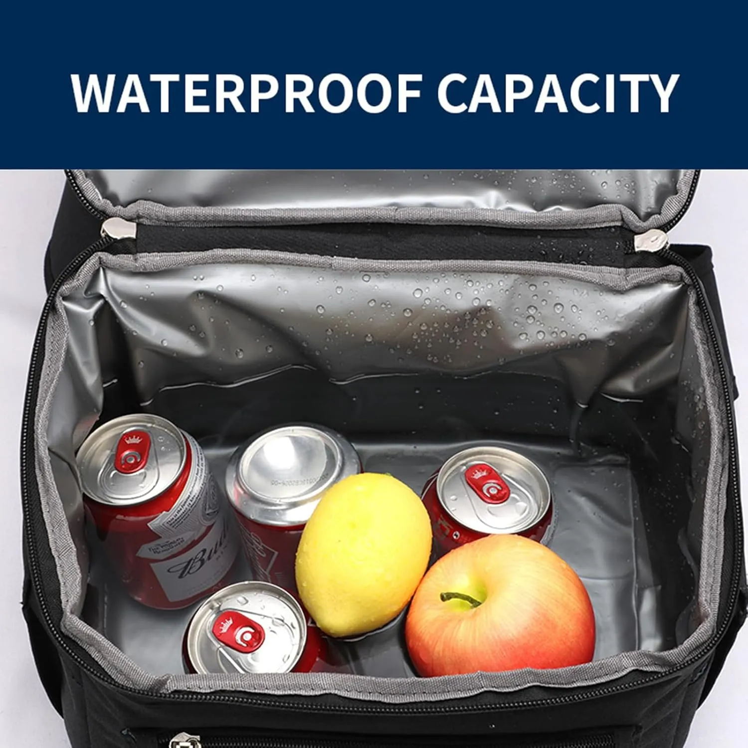 Car Camping Coolers for Land Rover Range Rover Sport/Range Rover Velar/Concept, Waterproof Portable Cooler, Leak Proof Picnic Insulated Bag, Ultra-Light Premium Ice Chest Box,A-Black