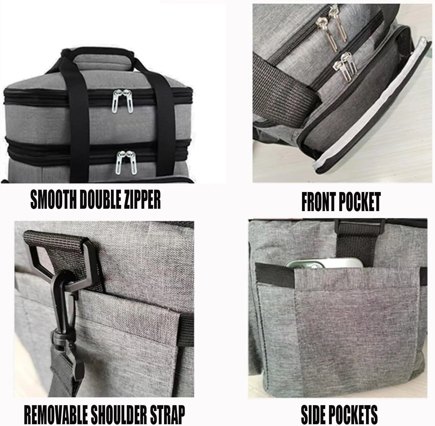 Car Camping Coolers for Maxus e-Deliver 3/e-Deliver 5/e-Terron 9/Euniq 5/Euniq 6/Euniq 7, Leak Proof Cooler, Portable Lightweight Ice Chest Box, Compartments Waterproof Insulated Bag