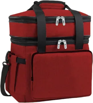 Car Camping Coolers for Maxus e-Deliver 3/e-Deliver 5/e-Terron 9/Euniq 5/Euniq 6/Euniq 7, Leak Proof Cooler, Portable Lightweight Ice Chest Box, Compartments Waterproof Insulated Bag