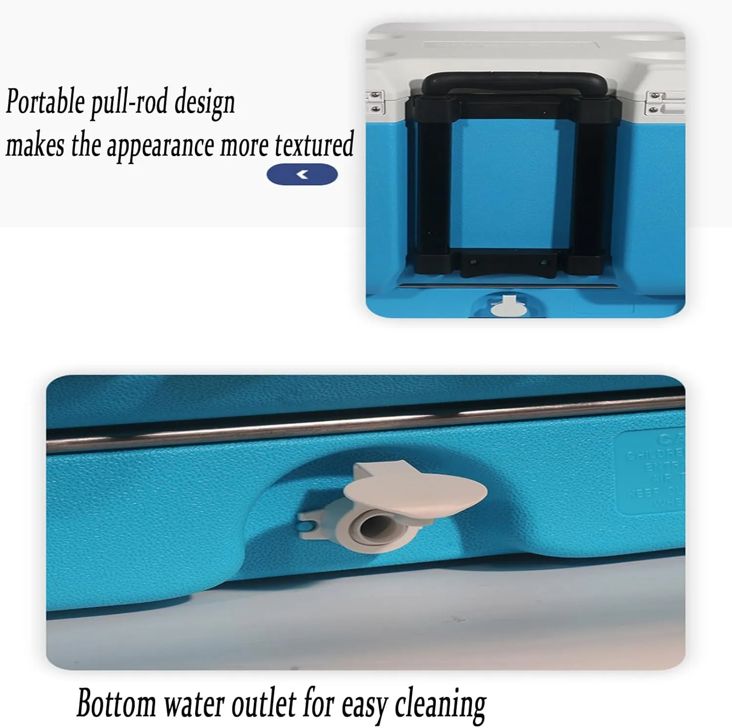 Car Camping Coolers for XPENG G3/XPENG G6/XPENG G9/XPENG P5/XPENG P7/XPENG P9, Leak Proof Cooler, Portable Lightweight Ice Chest Box, Compartments Waterproof Insulated Bag