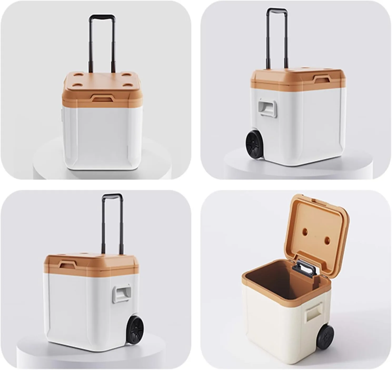 Car Camping Coolers for XPENG G3/XPENG G6/XPENG G9/XPENG P5/XPENG P7/XPENG P9, Leak Proof Cooler, Portable Lightweight Ice Chest Box, Compartments Waterproof Insulated Bag