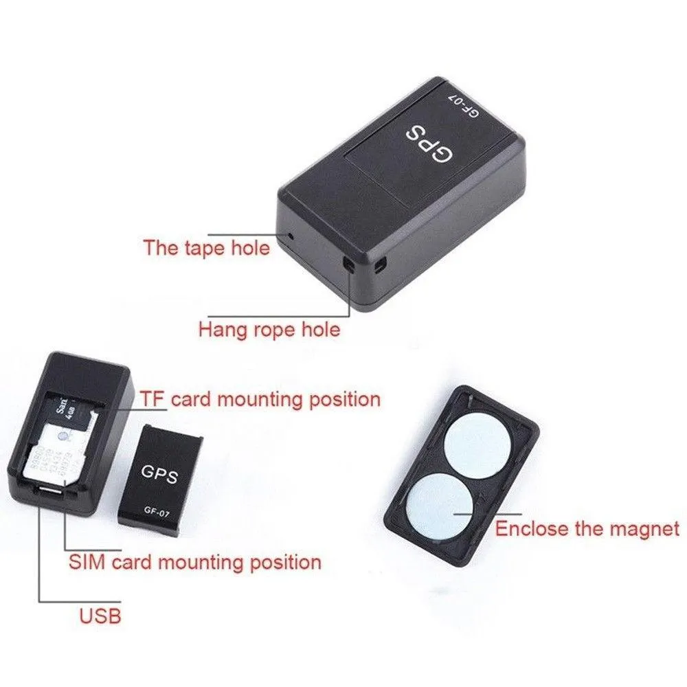Car Dealz Mini GPS Tracker Locator Positioning Remote Listening Voice