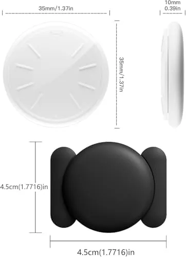 Car GPS Tracking Device for Vehicles,Cars etc,2PCS Real Time GPS Tracker for Car Work with Find My (iOS Only),Tracking Devices for Cars Hidden with Magnetic Case,No Monthly Fee(Black)