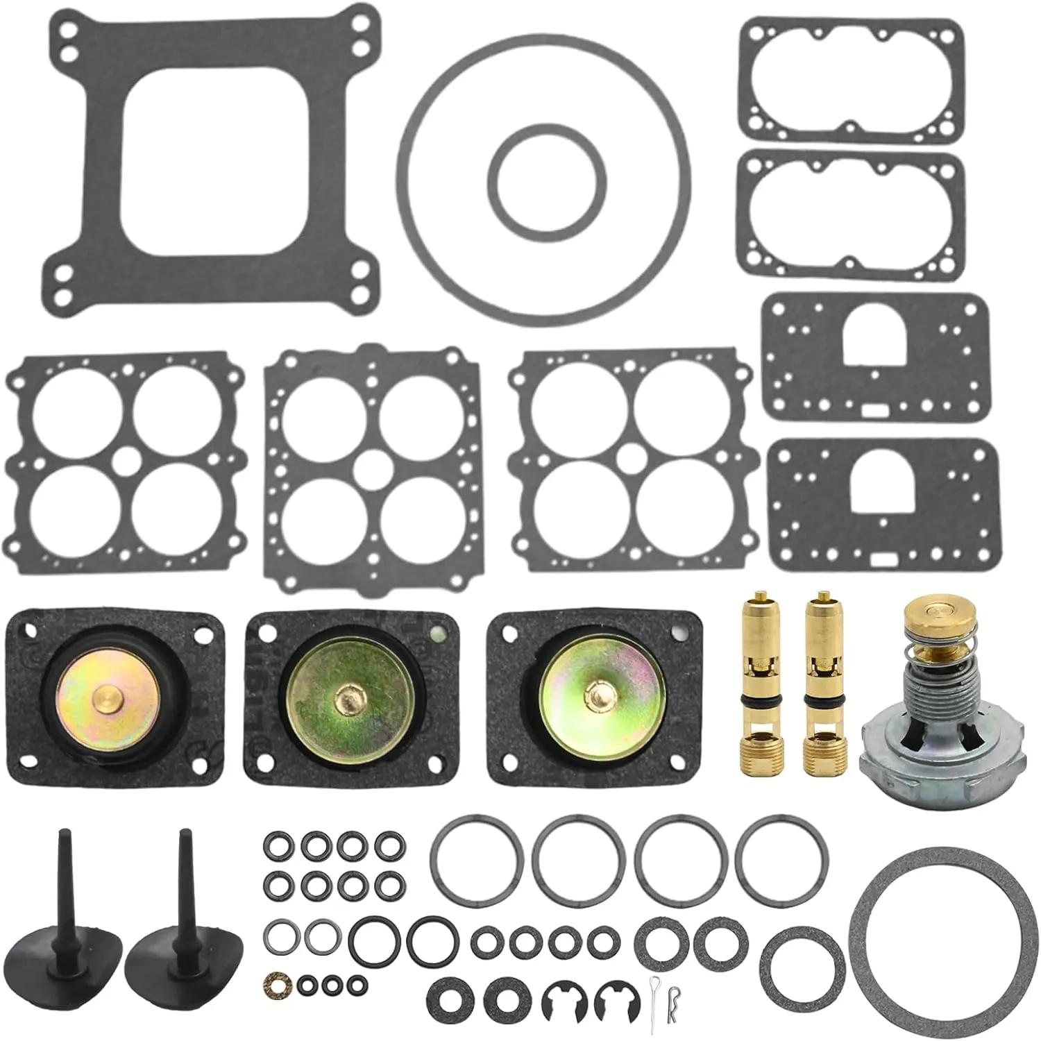 Carburetor Carb Rebuild Kit Replacement for Holley Carburetor 4150 4776 4777 4779 4780 4781, Replacement for Holley Double Pumper Carburetor 4150 4150C Model