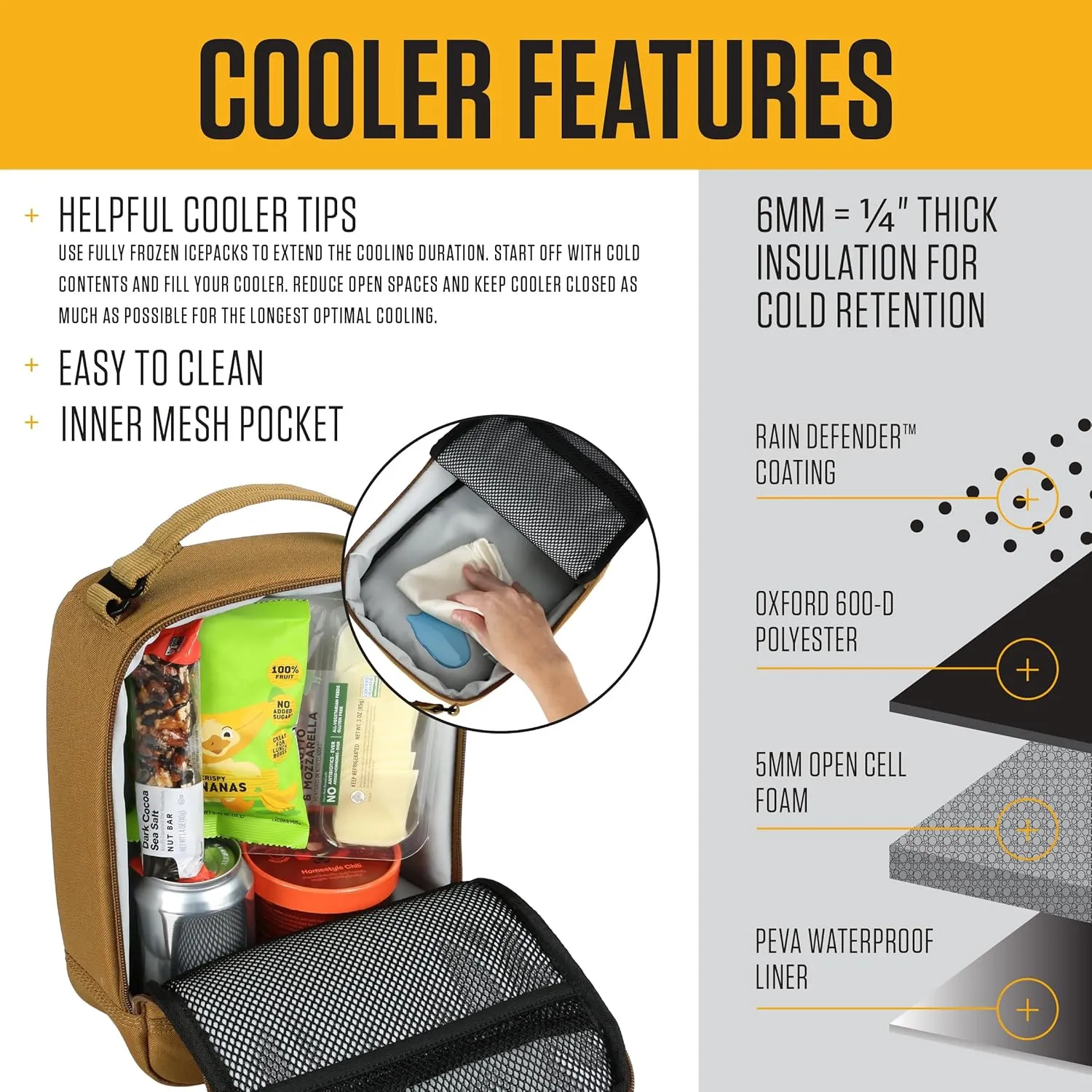 Carhartt Gear B0000581 Insulated Lunch Cooler - One Size Fits All - Port