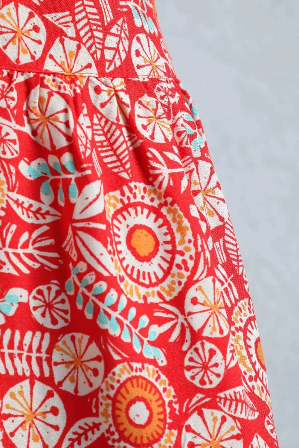 Cassis Lenzing EcoVero™ Printed Viscose Skirt