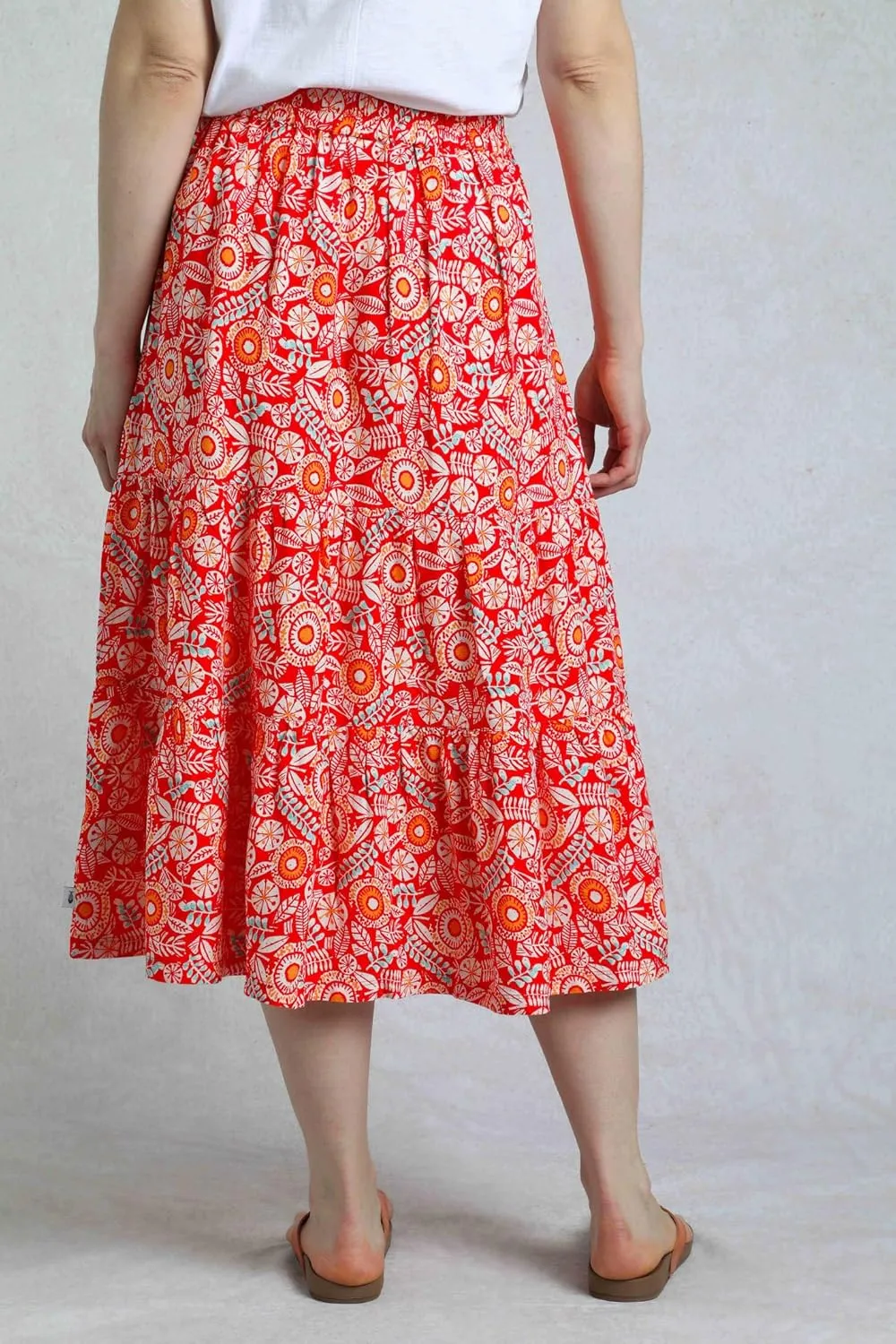 Cassis Lenzing EcoVero™ Printed Viscose Skirt