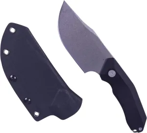 Cerberus - Fixed Blade Outdoor Knife | 4.3" 14C28N Clip Point Blade, G10 Handle, Kydex Sheath