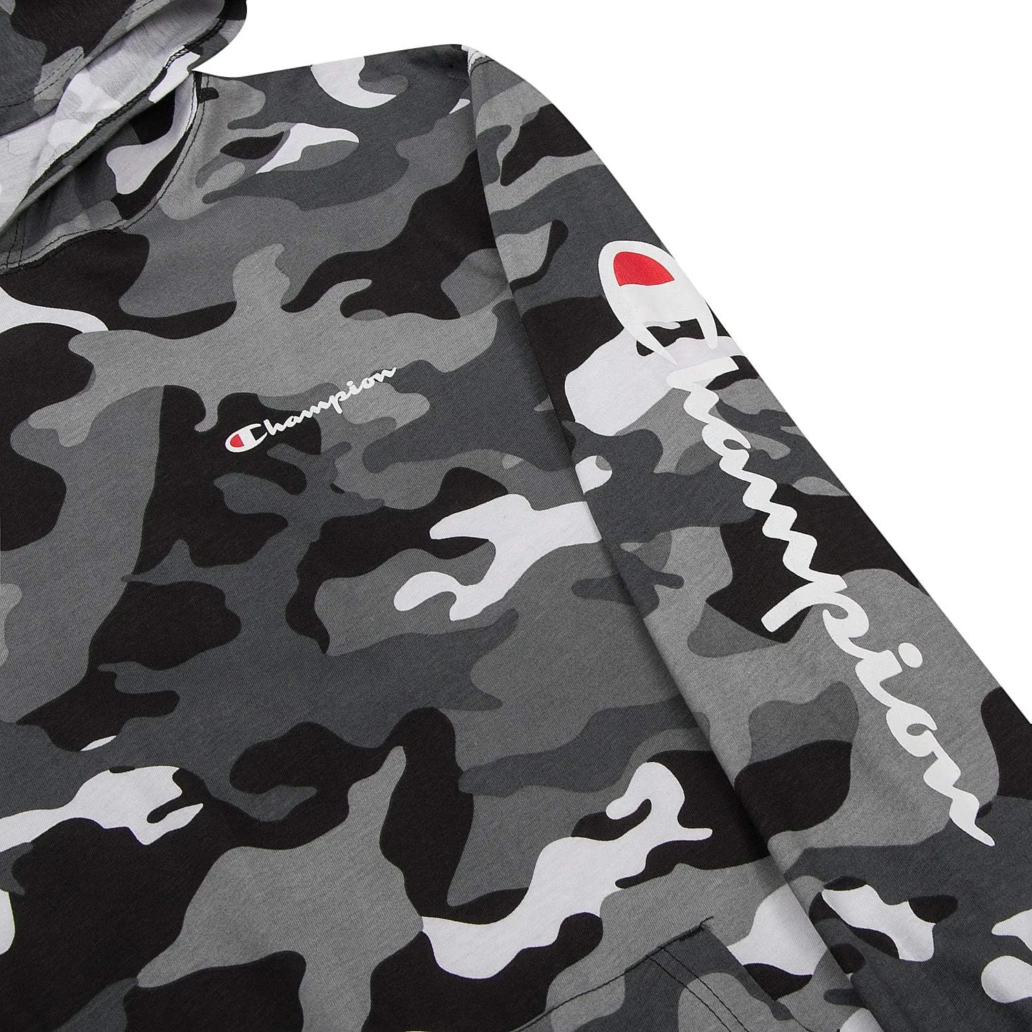 Champion Lightweight Hoodie Big and Tall - Men Pullover Jersey Hoodie Sweatshirt