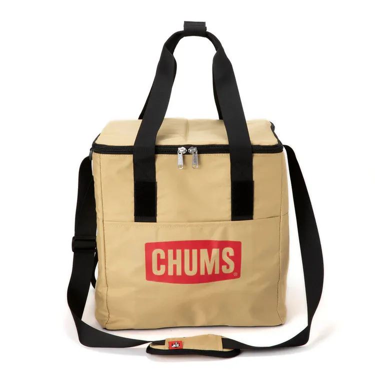 CHUMS Logo Soft Cooler Bag - Beige