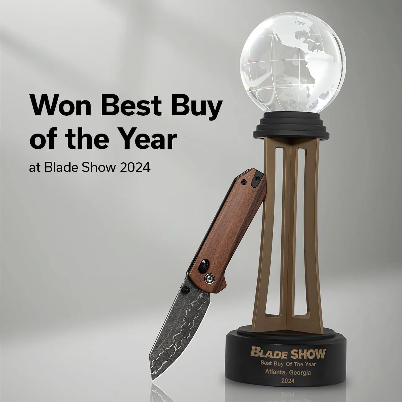 CIVIVI Yonder Folding Pocket Knife for EDC, Crossbar Lock Knife with 2.88" Damascus Blade Wood Handle, Lightweight Knife Gifts for Men Women Camping Hiking, Designed by Zac Whitmore C23073B-DS1