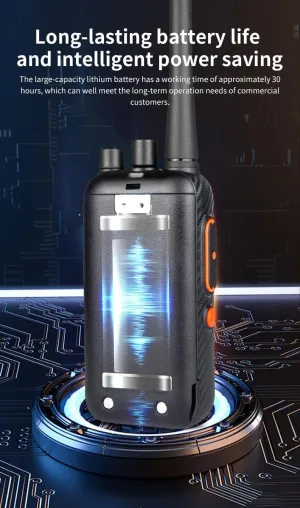 CL668 DMR Radio Dual Band Handheld Ham Radio with GPS IP67 Waterproof VOX 2800mAh Rechargeable Long Range Handheld Walkie Talkies for Traveling Hiking