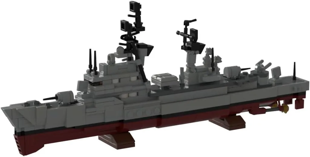 Class 103 Destroyer Building Kit, Military Series Building Block Set Compatible with 10294 (376PCS )
