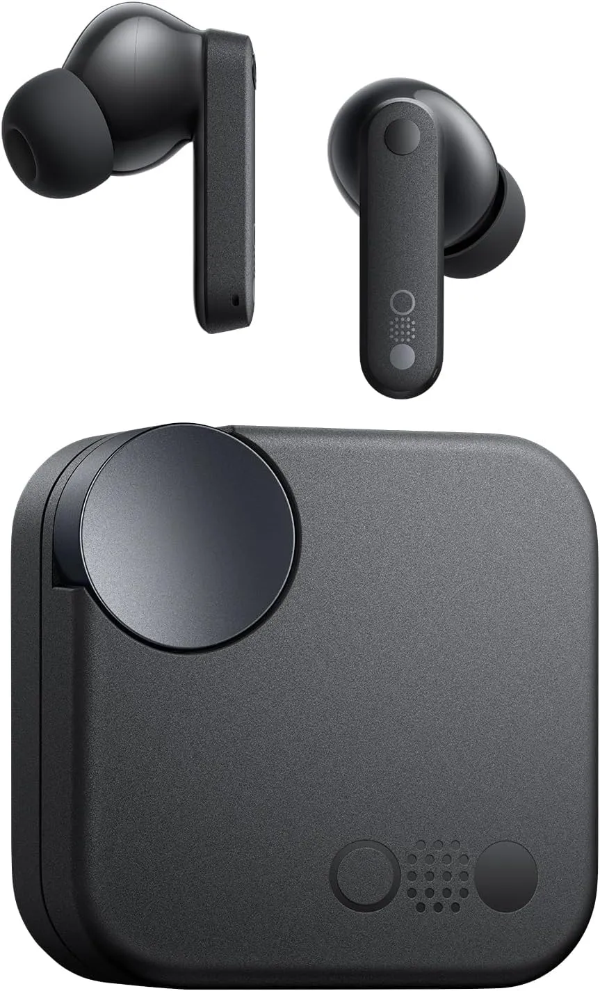 CMF Buds Wireless Bluetooth Earbuds, 42dB Noise Cancelling Earbuds, Dirac HD Audio, 35.5H Playtime, BT5.3, IP54 Waterproof, 4HD Mics Wireless Headphones for iPhone & Android (Dark Grey)