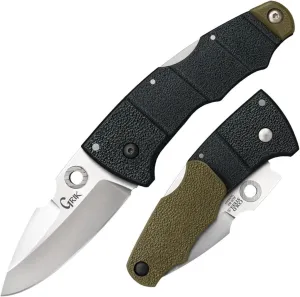 COLD STEEL Grik 3" AUS8A Spear Point Razor-Sharp Blade 3.875" GFN Handle Everyday Carry Versatile Pocket Folding Knife w/Tri-Ad Lock