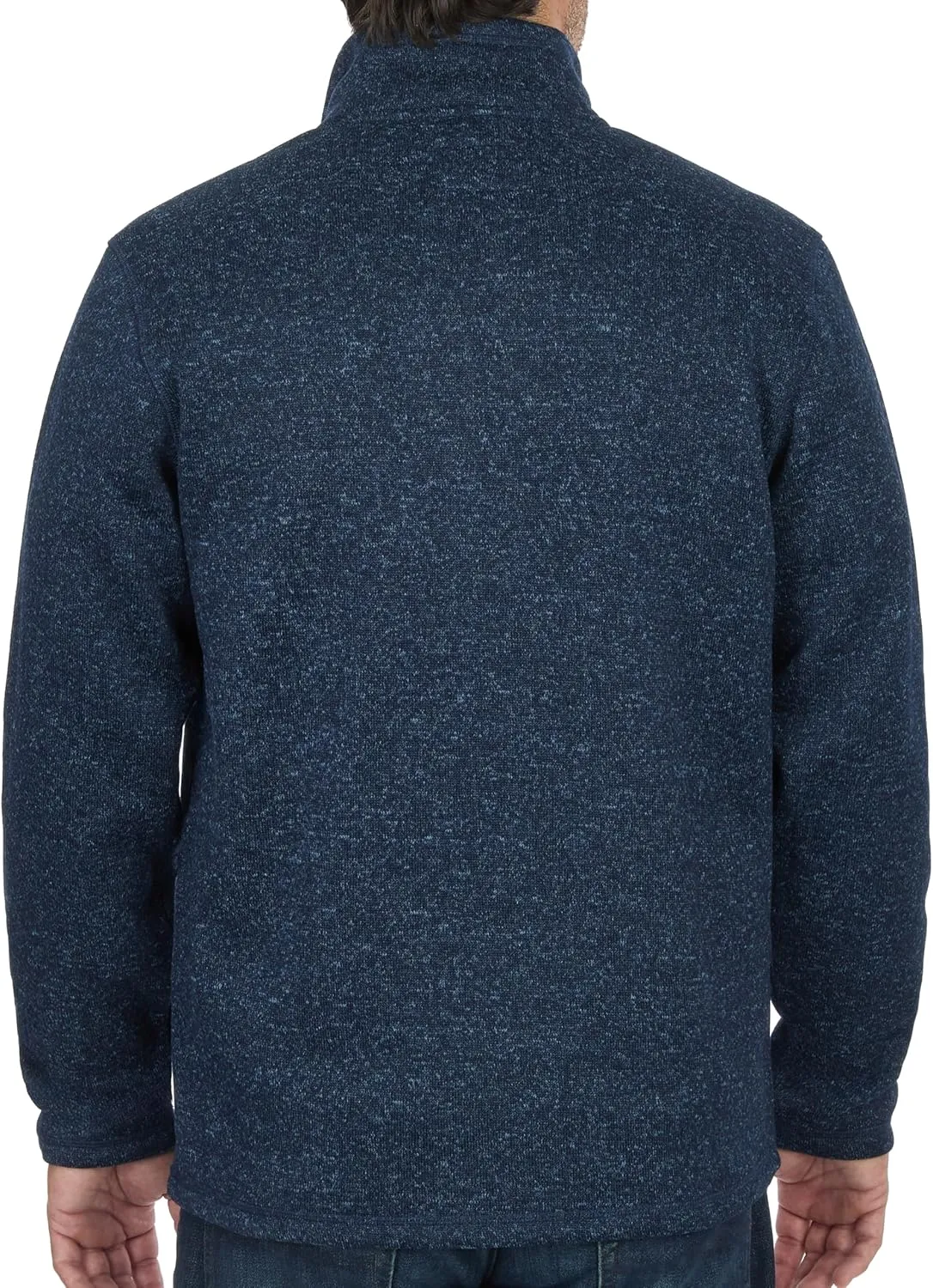 Coleman Men's Lightweight 1/4 Zip Sweater Fleece with Sherpa Collar - Comfortable Quarter Zip Design for Everyday Wear
