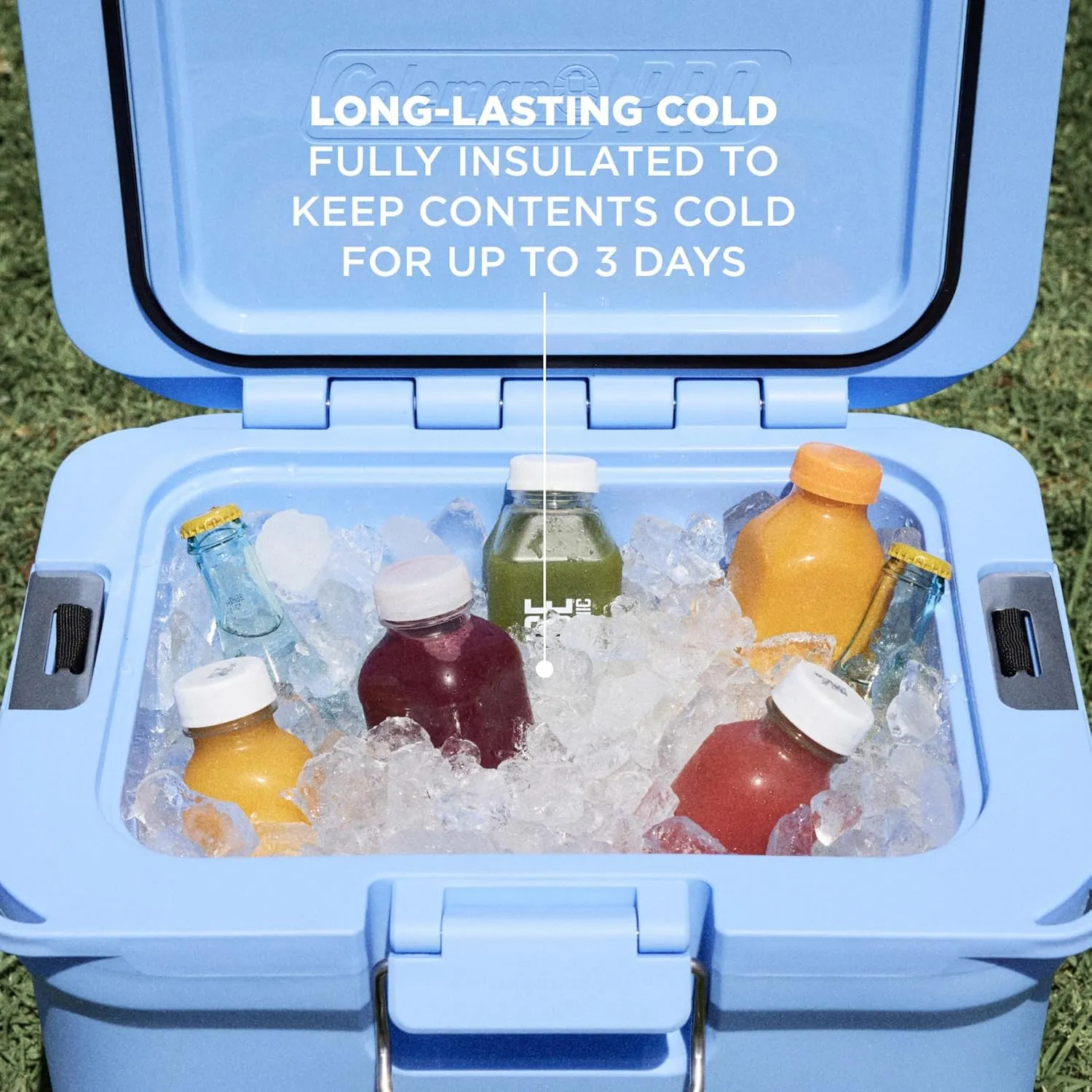 Coleman Pro 25qt Ultra-Light Premium Hard Cooler, Extra-Thick Insulation Keeps Ice up to 3 Days, 36-Can Capacity