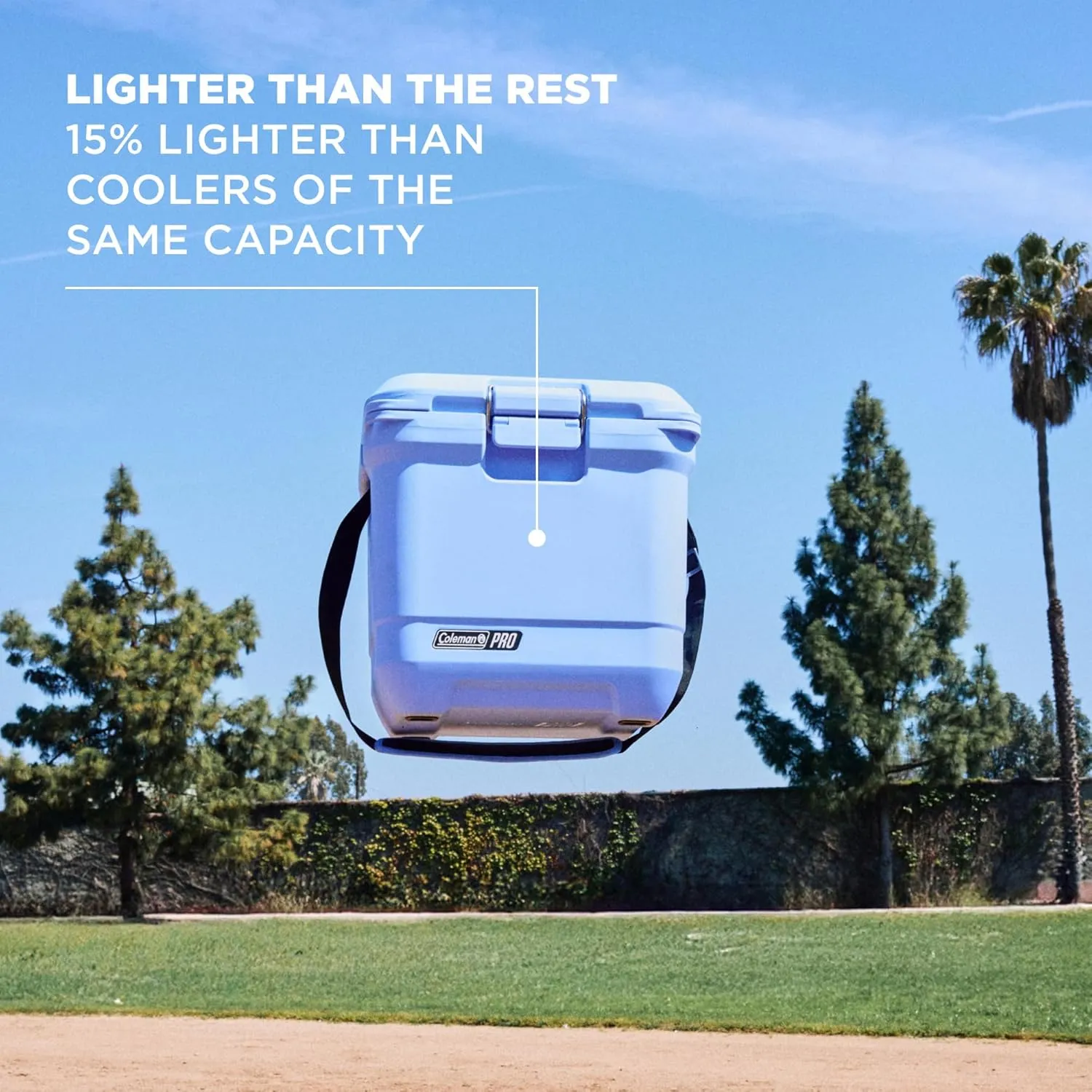 Coleman Pro 25qt Ultra-Light Premium Hard Cooler, Extra-Thick Insulation Keeps Ice up to 3 Days, 36-Can Capacity