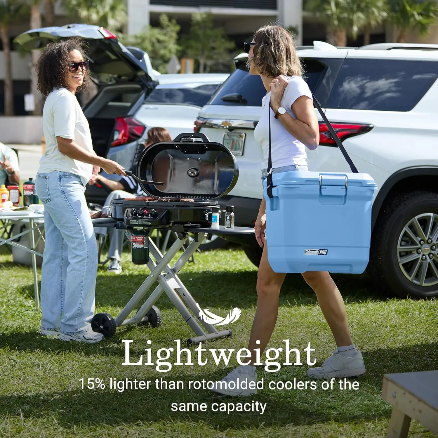 Coleman Pro 25qt Ultra-Light Premium Hard Cooler, Extra-Thick Insulation Keeps Ice up to 3 Days, 36-Can Capacity