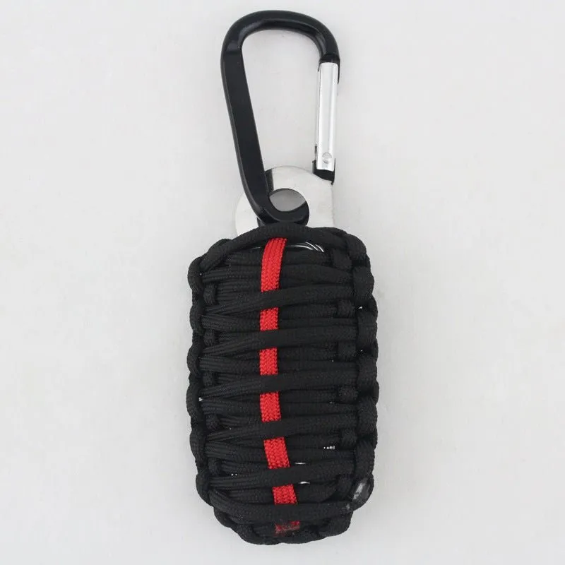 compact 15-in-1 outdoor survival and fishing kit