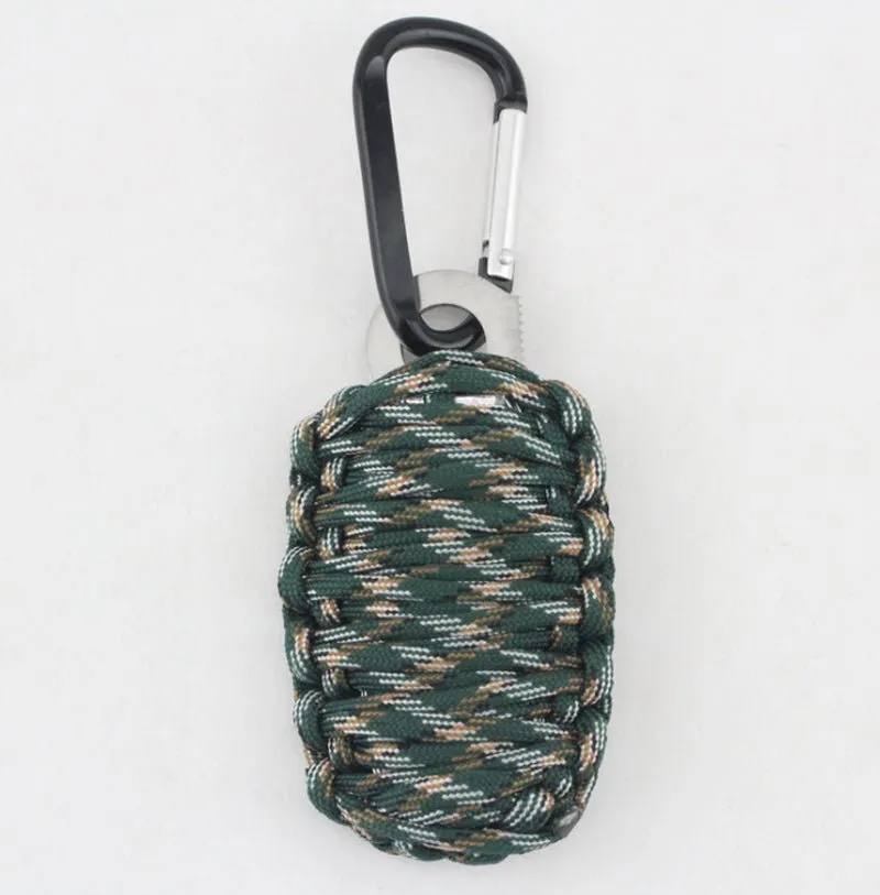 compact 15-in-1 outdoor survival and fishing kit