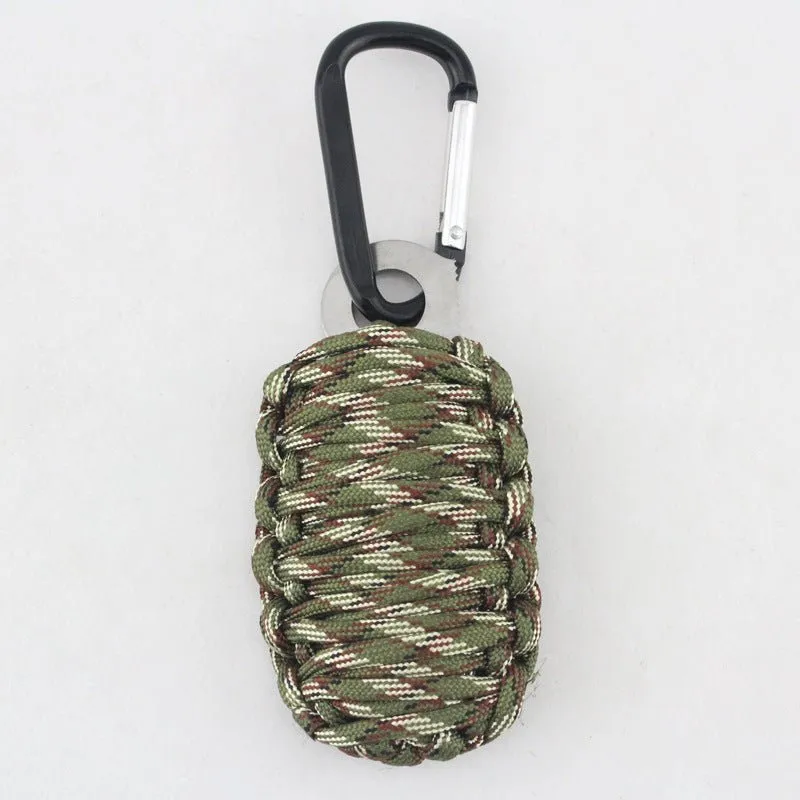 compact 15-in-1 outdoor survival and fishing kit