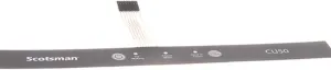 Compatible with 11-0588-01 Scotsman Membrane Switch Overlay Sc11-0588-01 R2MidW42710