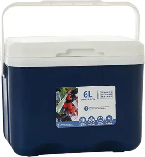 Cool Box, Cool Box, Small, Hard Insulated Box for Beach, Barbecue, Sports Drinks, Keeping Food Fresh
