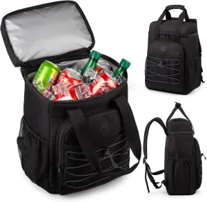 Cooler Backpack with Padded Top Handle, Lightweight Back Pack Coolers Insulated Leak Proof, Large Capacity Ice Chest for Women Men Beach Camping Picnic Fishing Hiking