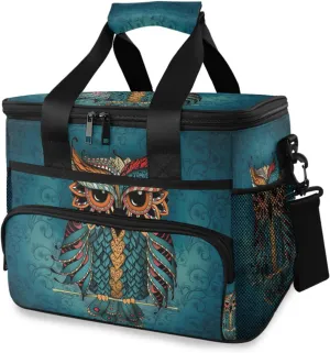 Cooler Bag Insulated Picnic Bag Large Lunch Box Reusable Tote Bag Soft Sided Portable Beach Cooler Grocery Camping