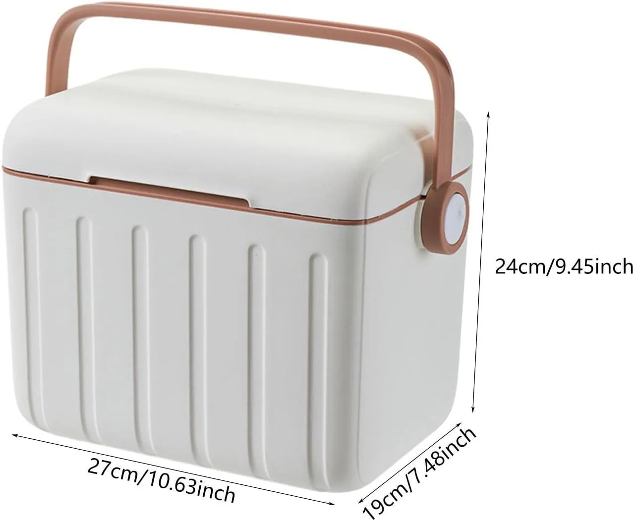Cooler Box Ice Chest Box Portable Carrier Airtight 6L Hot/Cold Retention Cooler Container for Sports Home Stall Outdoor Boat