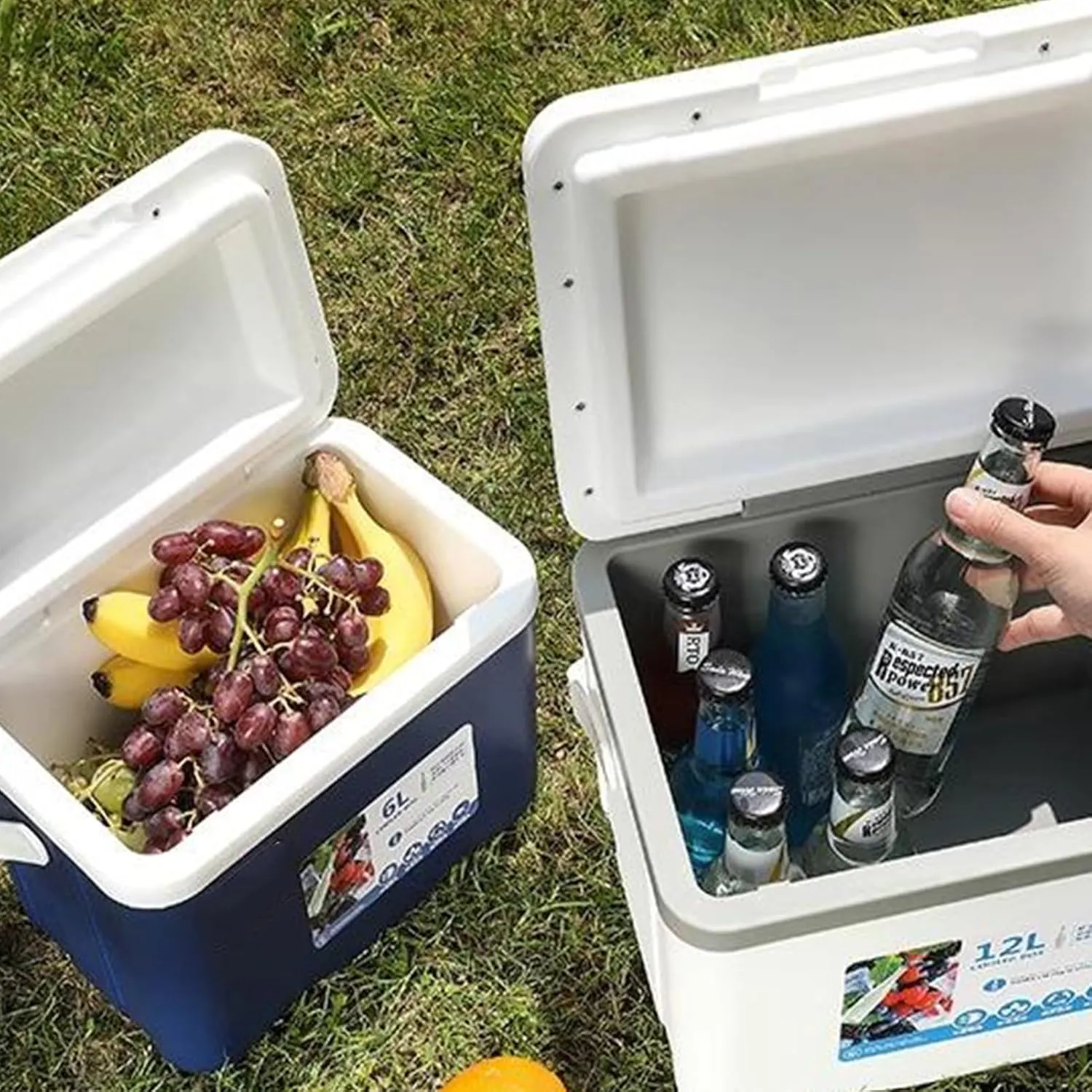 Cooler for Dodge Caravan/Coronet/Dart/Journey/Magnum/Nitro/Polara/Viper Insulated Hard Ice Box Large High-Performance Storage Box Portable Cool Picnic Box Festival Camping,A-31.5 * 23 * 25.5cm