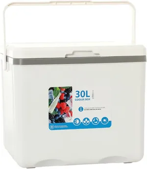 Cooler for Mitsubishi L200/Lancer/Mirage/Outlander/Pajero Insulated Hard Ice Box Large High-Performance Storage Box Portable Cool Picnic Box Festival Camping Accessories,A-38 * 30.5 * 34.5cm