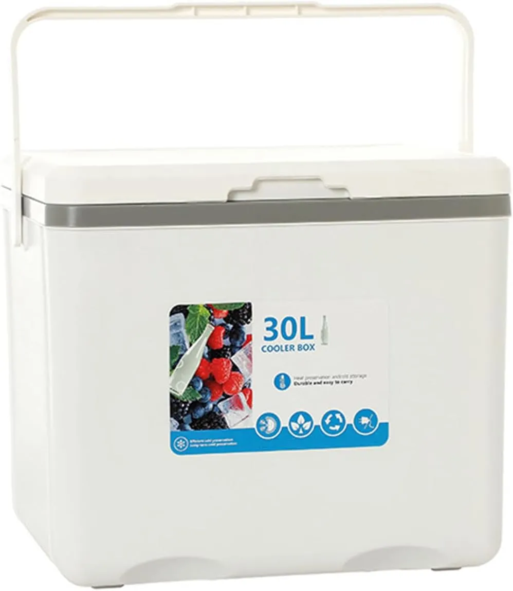 Cooler for Mitsubishi L200/Lancer/Mirage/Outlander/Pajero Insulated Hard Ice Box Large High-Performance Storage Box Portable Cool Picnic Box Festival Camping Accessories,A-38 * 30.5 * 34.5cm