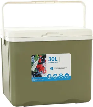 Cooler for NIO EC6/NIO EC7/NIO EL6/NIO EL7/NIO EL8/NIO ES6/NIO ES7 Insulated Hard Ice Box Large High-Performance Storage Box Portable Cool Picnic Box Festival Camping,C-38 * 30.5 * 34.5cm