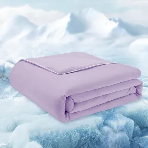 Cooling Comforter King Size, Cooling Blankets for Hot Sleepers, Lightweight Comforter 106" x 90", Lavender