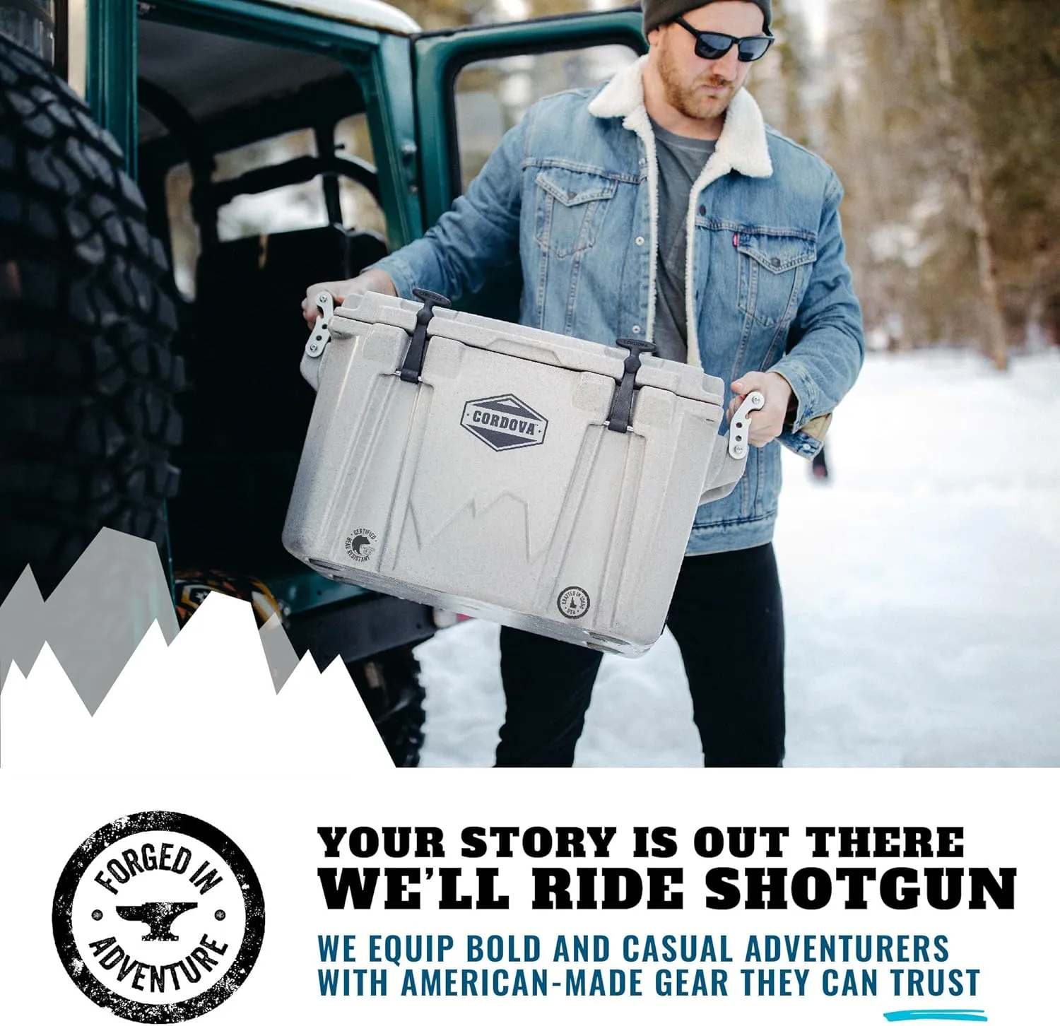Cordova Outdoors Basecamp Class Hard Cooler - Insulated, Rotomolded Ice Chest